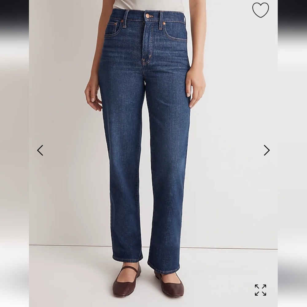 Madewell perfect vintage wide leg jean chartwood wash size 28 new without tags